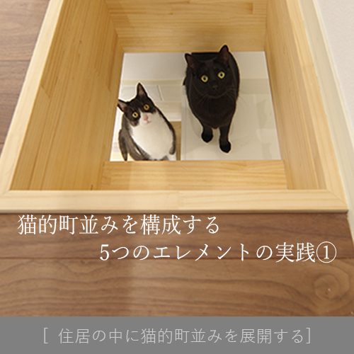 猫と暮らす家　猫的町並みを構成する５つのエレメントの実践①